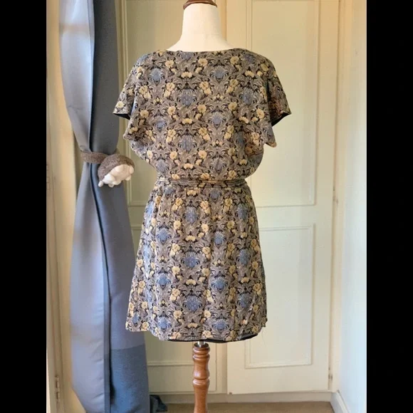 MANGO COLLECTION- Paisely dress shirred waist - Picture 4 of 7